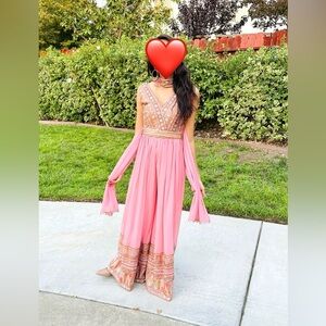 Extremely stylish Indian Jumpsuit Wedding Reception Party Wear